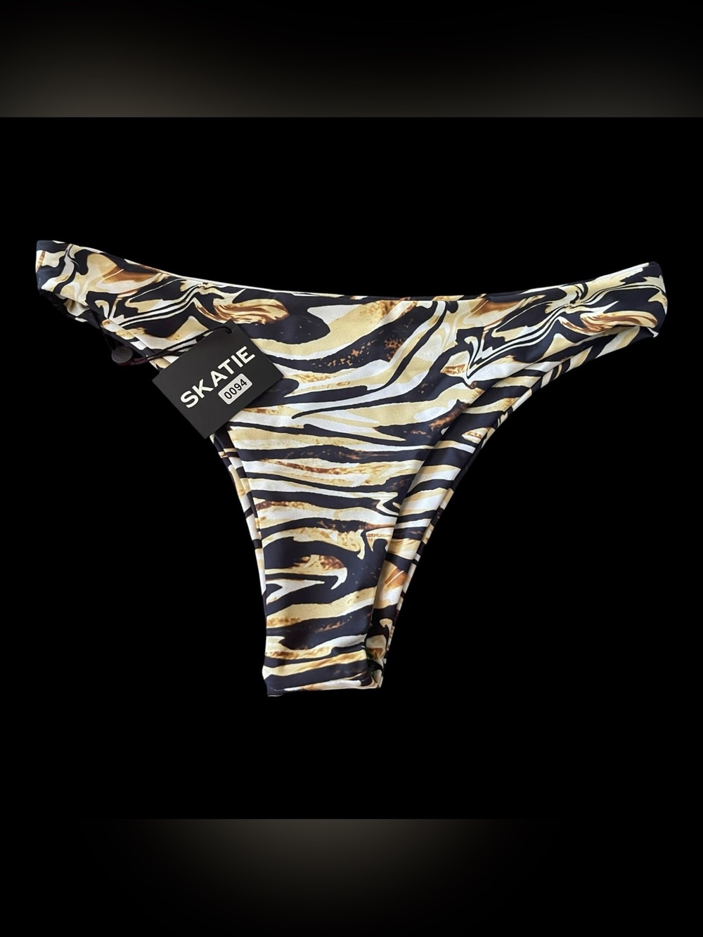 SKATIE Dylan Bikini Bottom NWT XL Animal Print Cheeky Swim Bottom $60 Retail